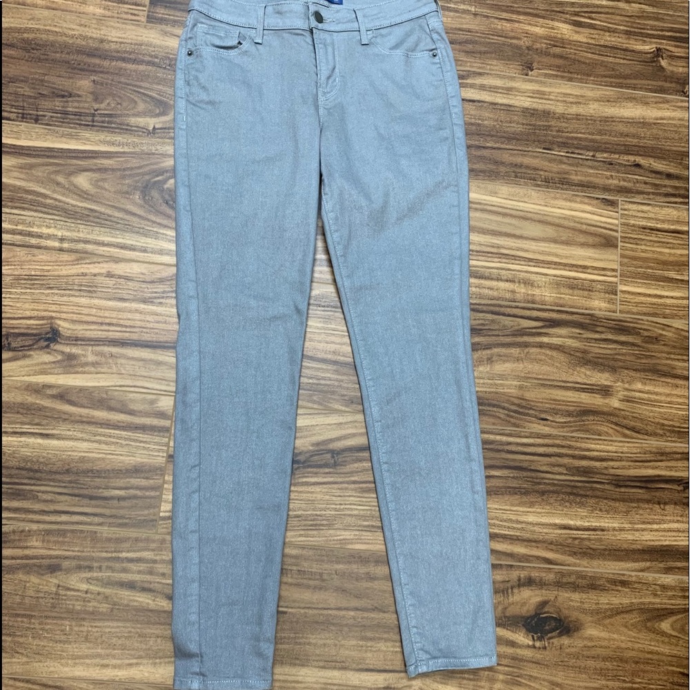 Old Navy silver sparkle rock star jeans, 6